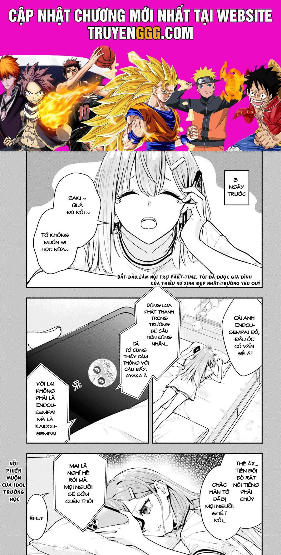 Kaji Daikou No Arbeit O Hajimetara Gakuen Ichi No Bishoujo No Kazoku Ni Kiniirarechaimashita Chapter 2 - Trang 2