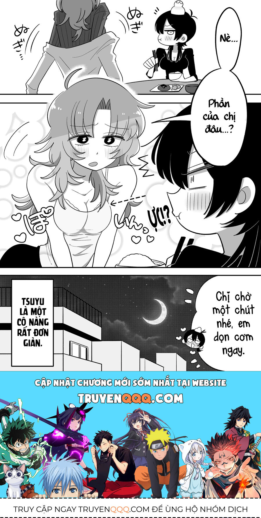 Hazue Và Tsuyu Chapter 13 - Trang 2