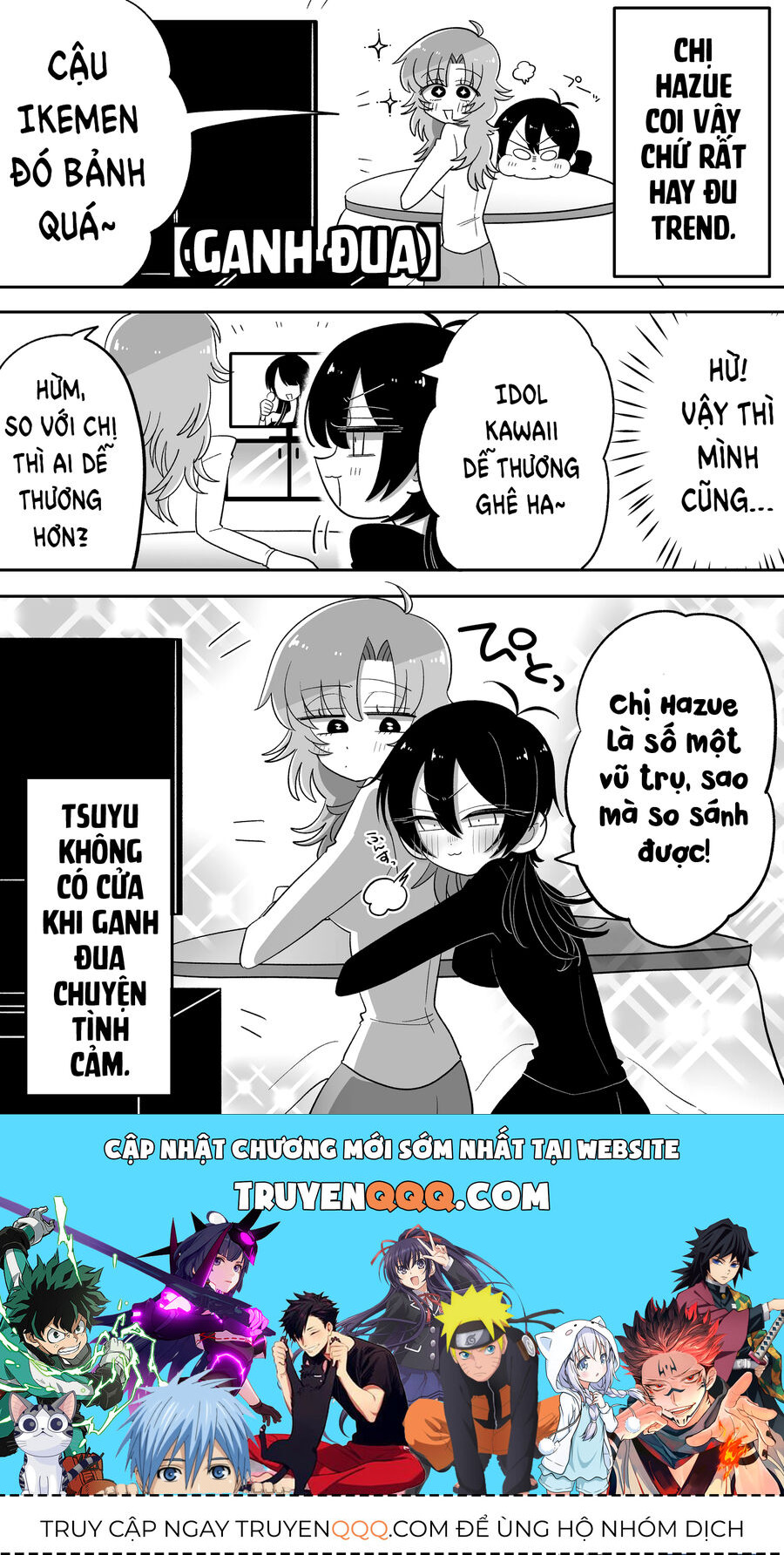 Hazue Và Tsuyu Chapter 15 - Trang 2