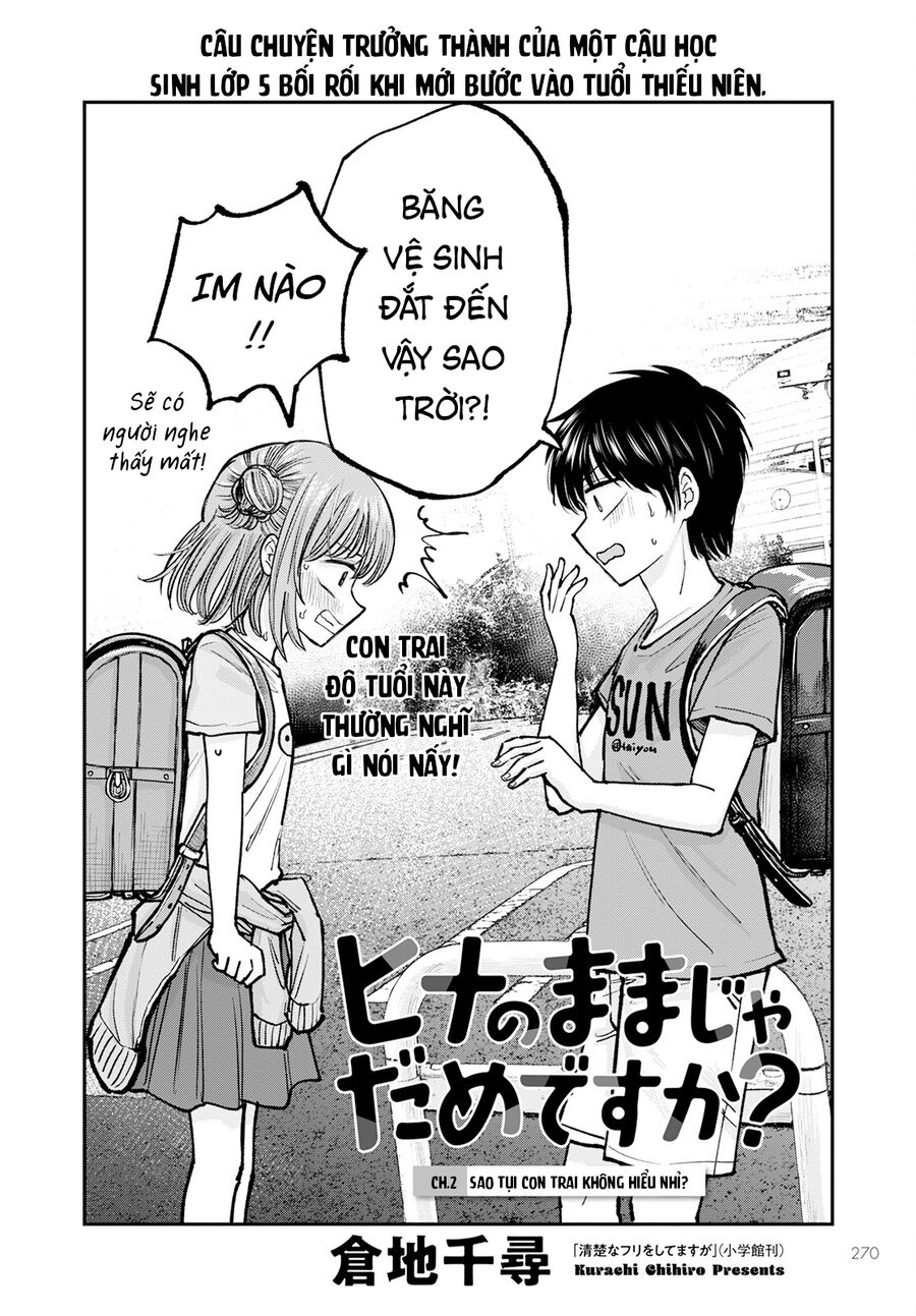 Sao Ta Không Thể Mãi Là Bạn Bè? Chapter 2 - Trang 2