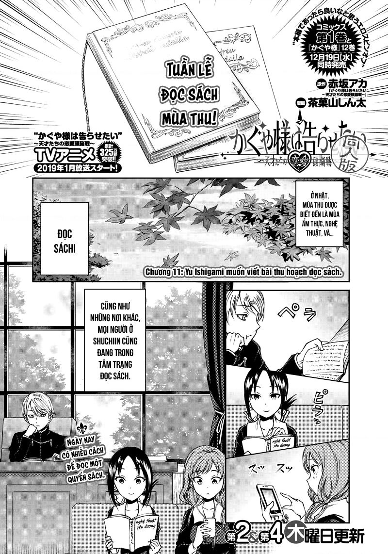Kaguya Muốn Được Tỏ Tình (Phiên Bản Doujinshi) Chapter 11 - Trang 2