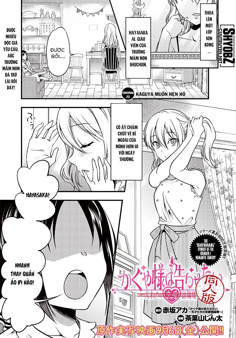 Kaguya Muốn Được Tỏ Tình (Phiên Bản Doujinshi) Chapter 22 - Trang 2