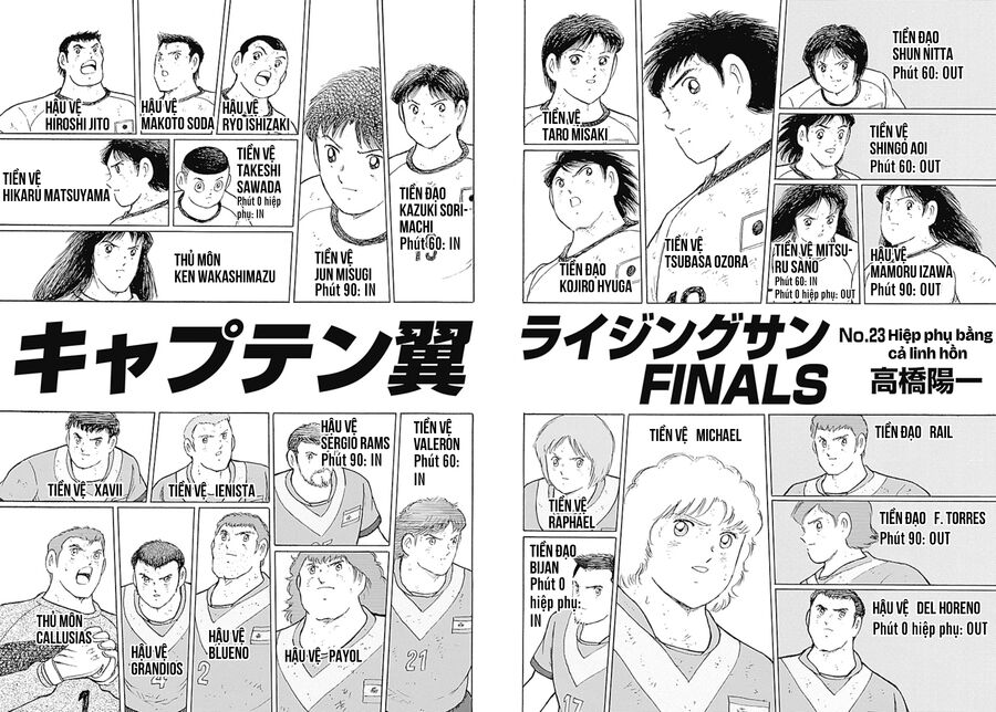 Đội Trưởng Tsubasa – Mặt Trời Mọc – Chung Kết Chapter 23 - Trang 2
