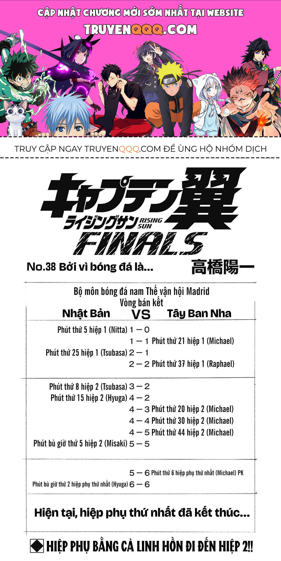 Đội Trưởng Tsubasa – Mặt Trời Mọc – Chung Kết Chapter 38 - Trang 2