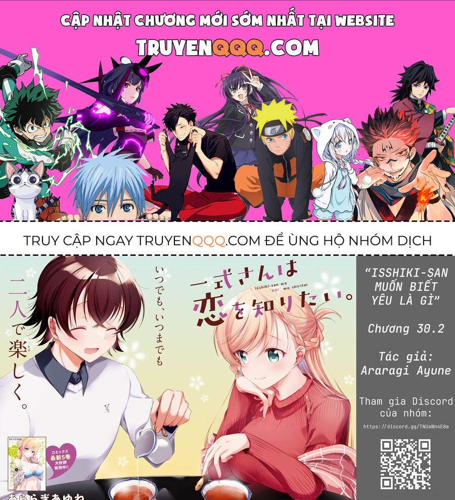 Isshiki-San Wa Koi Wo Shiritai Chapter 30.2 - Trang 2