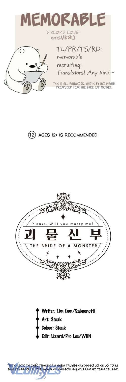 Cô Dâu Của Quái Vật Chapter 2 - Trang 2