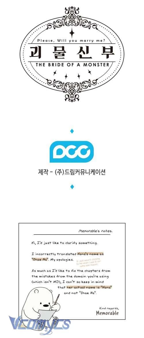 Cô Dâu Của Quái Vật Chapter 2 - Trang 2