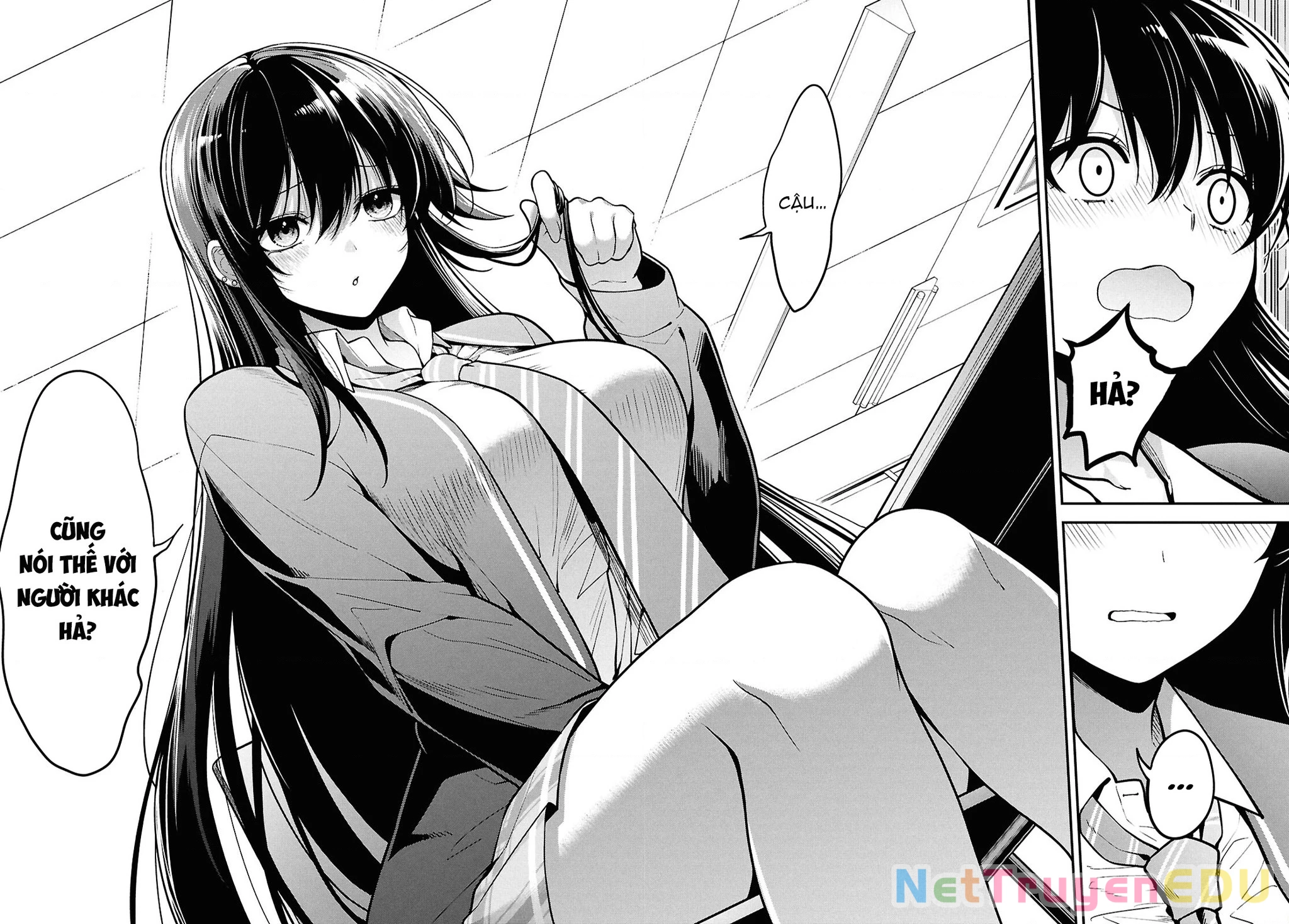 Tonari No Seki No Yankee Shimizu-San Ga Kami O Kuroku Sometekita Chapter 1 - Trang 2