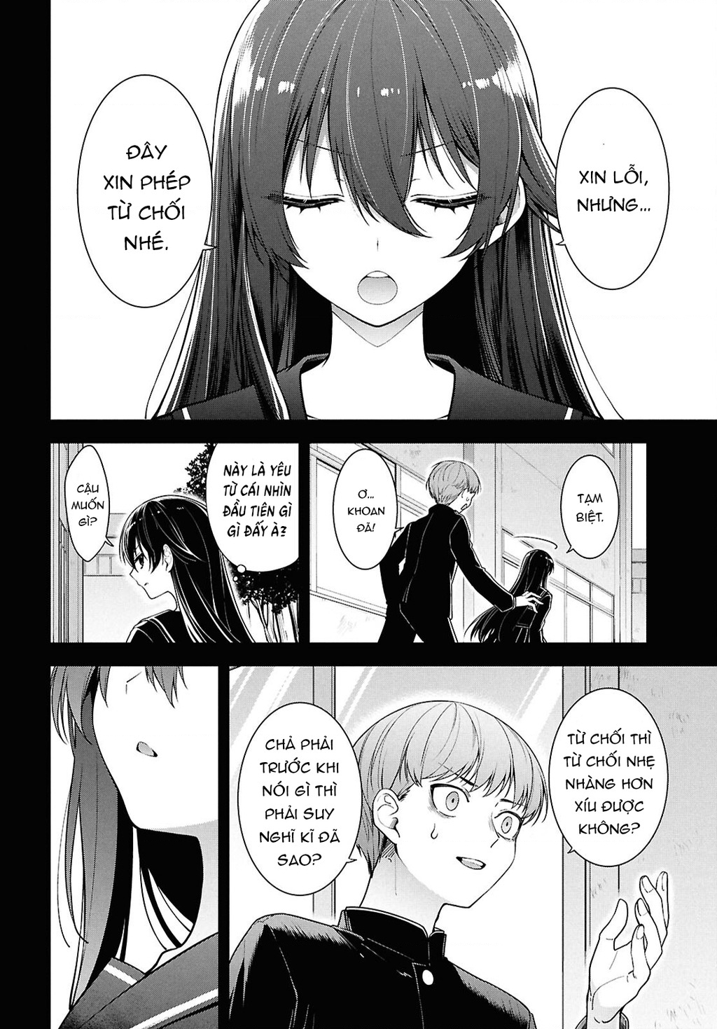Tonari No Seki No Yankee Shimizu-San Ga Kami O Kuroku Sometekita Chapter 4 - Trang 2