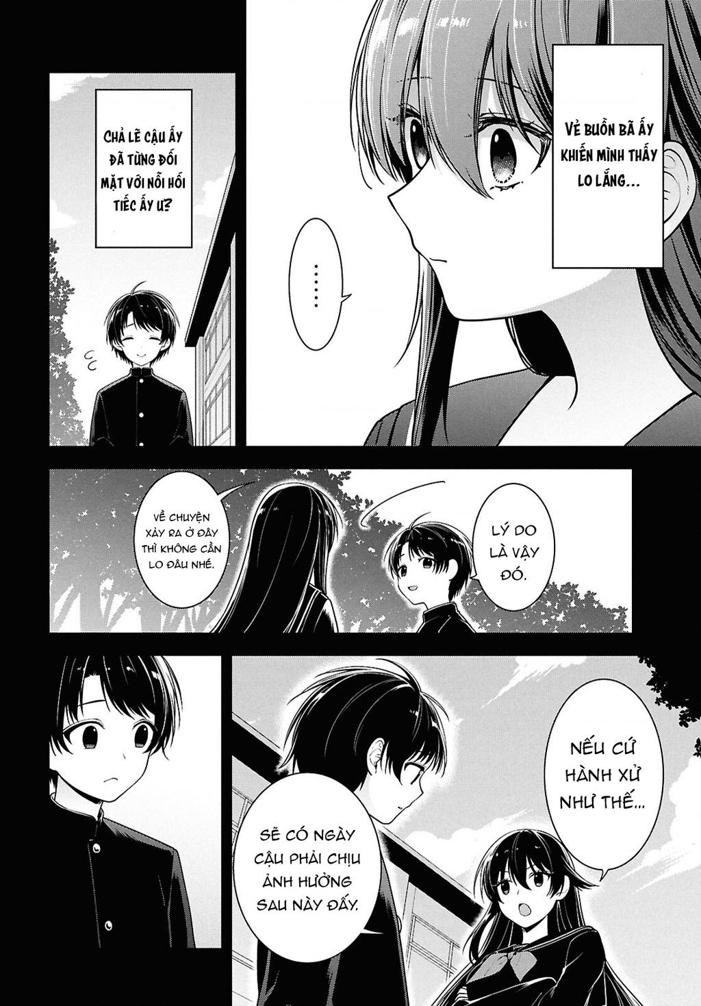 Tonari No Seki No Yankee Shimizu-San Ga Kami O Kuroku Sometekita Chapter 4 - Trang 2