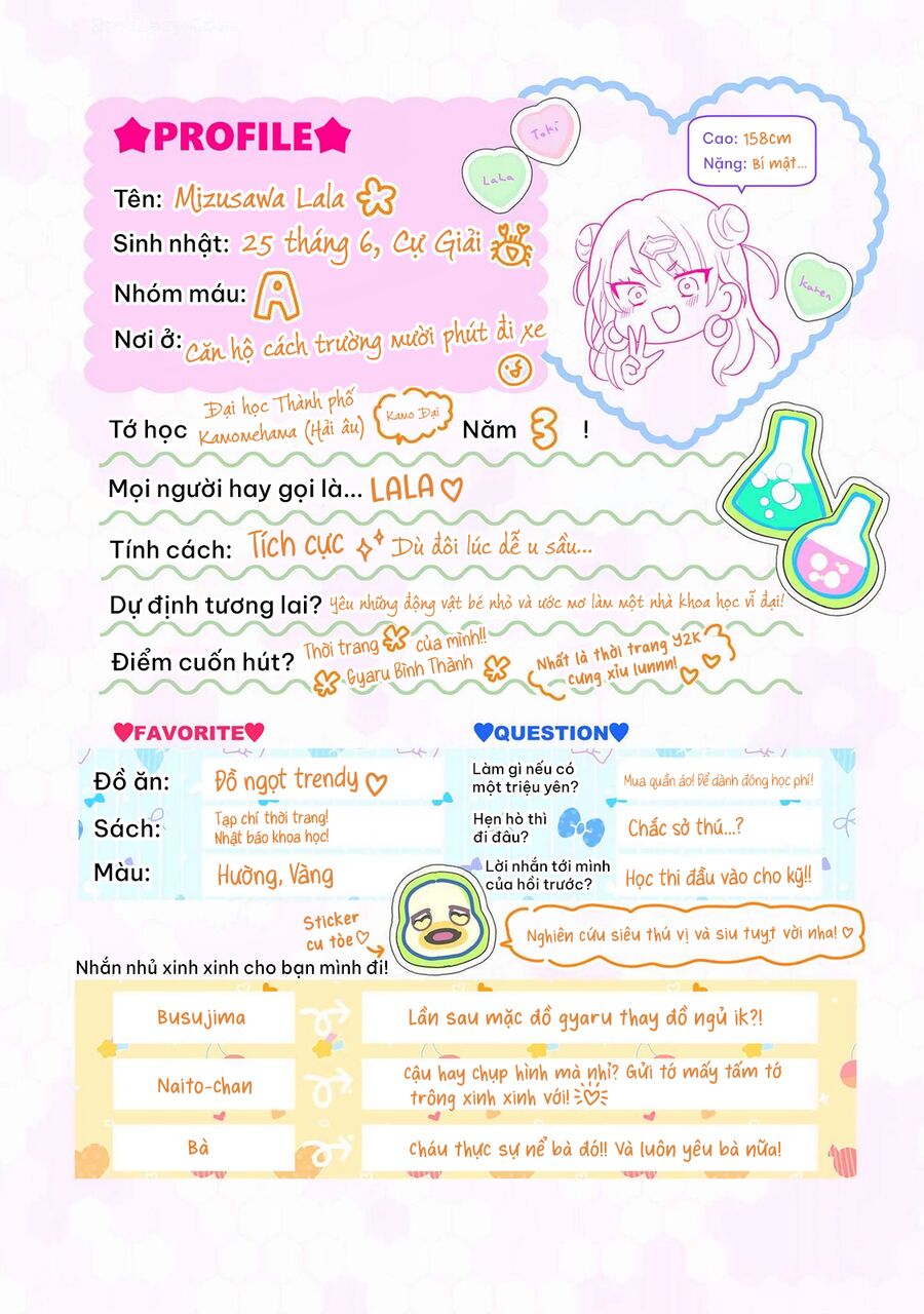 Lalalab☆ ~Gyaru, Khoa Học, Và Thanh Xuân!~ Chapter 3 - Trang 2