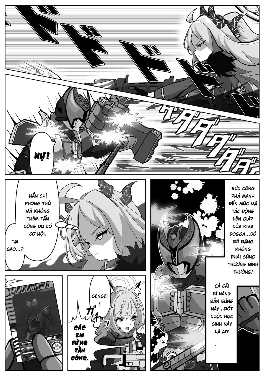 Blue Archive X Kamen Rider Decade – Câu Chuyện Về Thầy Giáo Schale Kadoya Tsukasa Chapter 4 - Trang 2