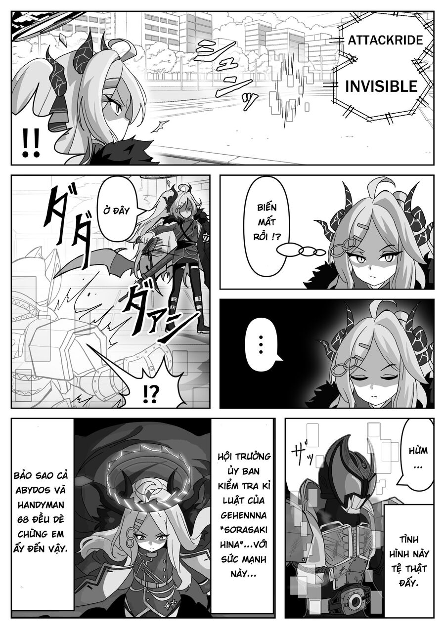 Blue Archive X Kamen Rider Decade – Câu Chuyện Về Thầy Giáo Schale Kadoya Tsukasa Chapter 4 - Trang 2