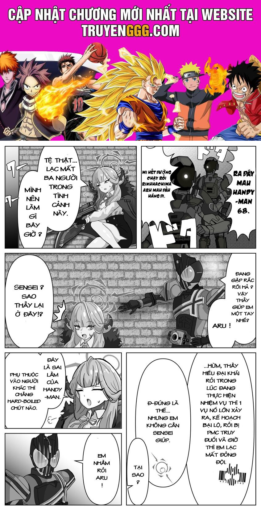 Blue Archive X Kamen Rider Decade – Câu Chuyện Về Thầy Giáo Schale Kadoya Tsukasa Chapter 6 - Trang 2