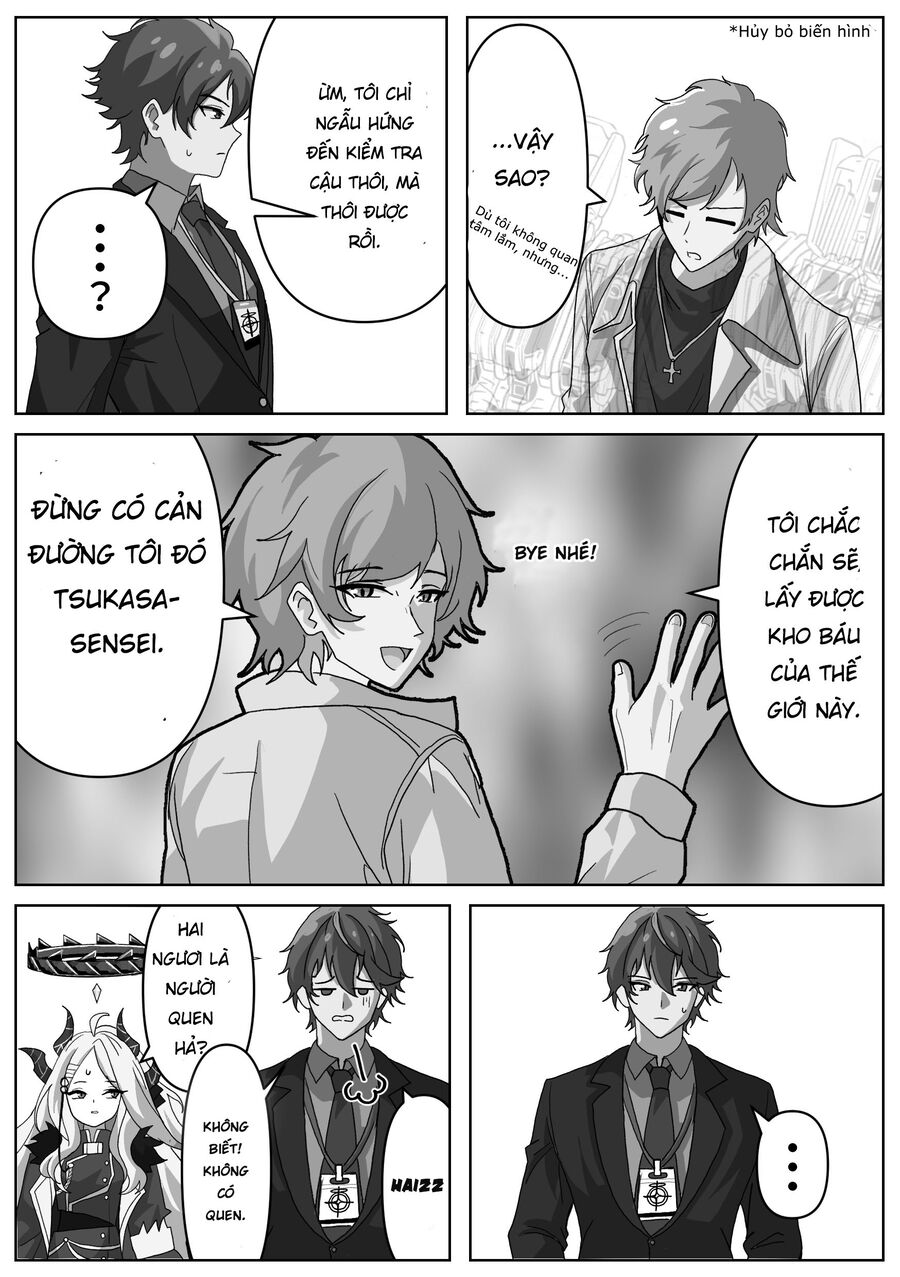 Blue Archive X Kamen Rider Decade – Câu Chuyện Về Thầy Giáo Schale Kadoya Tsukasa Chapter 7 - Trang 2