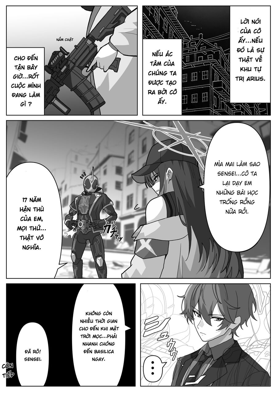 Blue Archive X Kamen Rider Decade – Câu Chuyện Về Thầy Giáo Schale Kadoya Tsukasa Chapter 11 - Trang 2