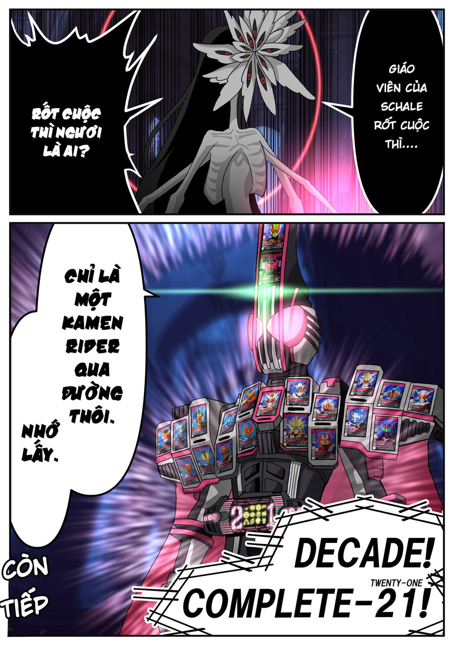 Blue Archive X Kamen Rider Decade – Câu Chuyện Về Thầy Giáo Schale Kadoya Tsukasa Chapter 12 - Trang 2