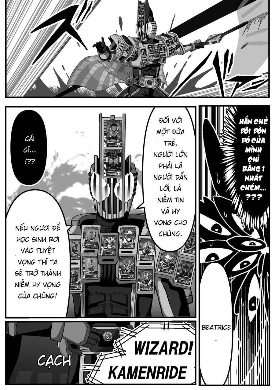 Blue Archive X Kamen Rider Decade – Câu Chuyện Về Thầy Giáo Schale Kadoya Tsukasa Chapter 13 - Trang 2