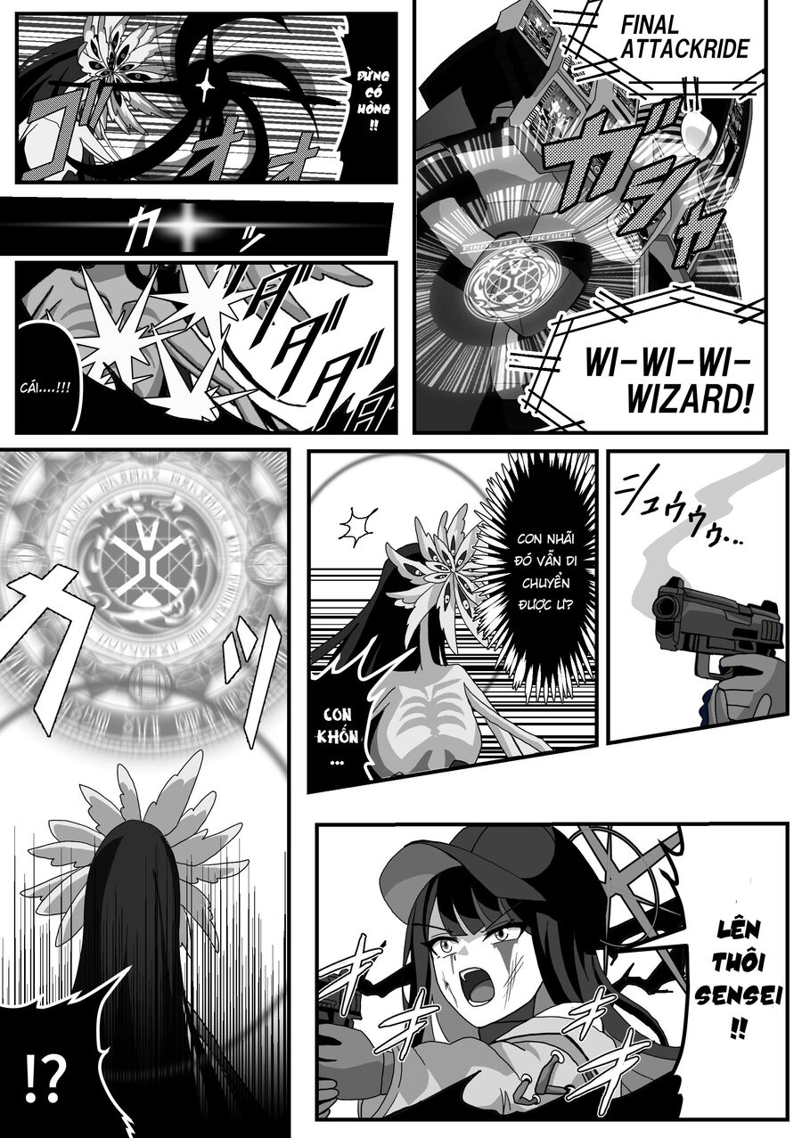 Blue Archive X Kamen Rider Decade – Câu Chuyện Về Thầy Giáo Schale Kadoya Tsukasa Chapter 13 - Trang 2