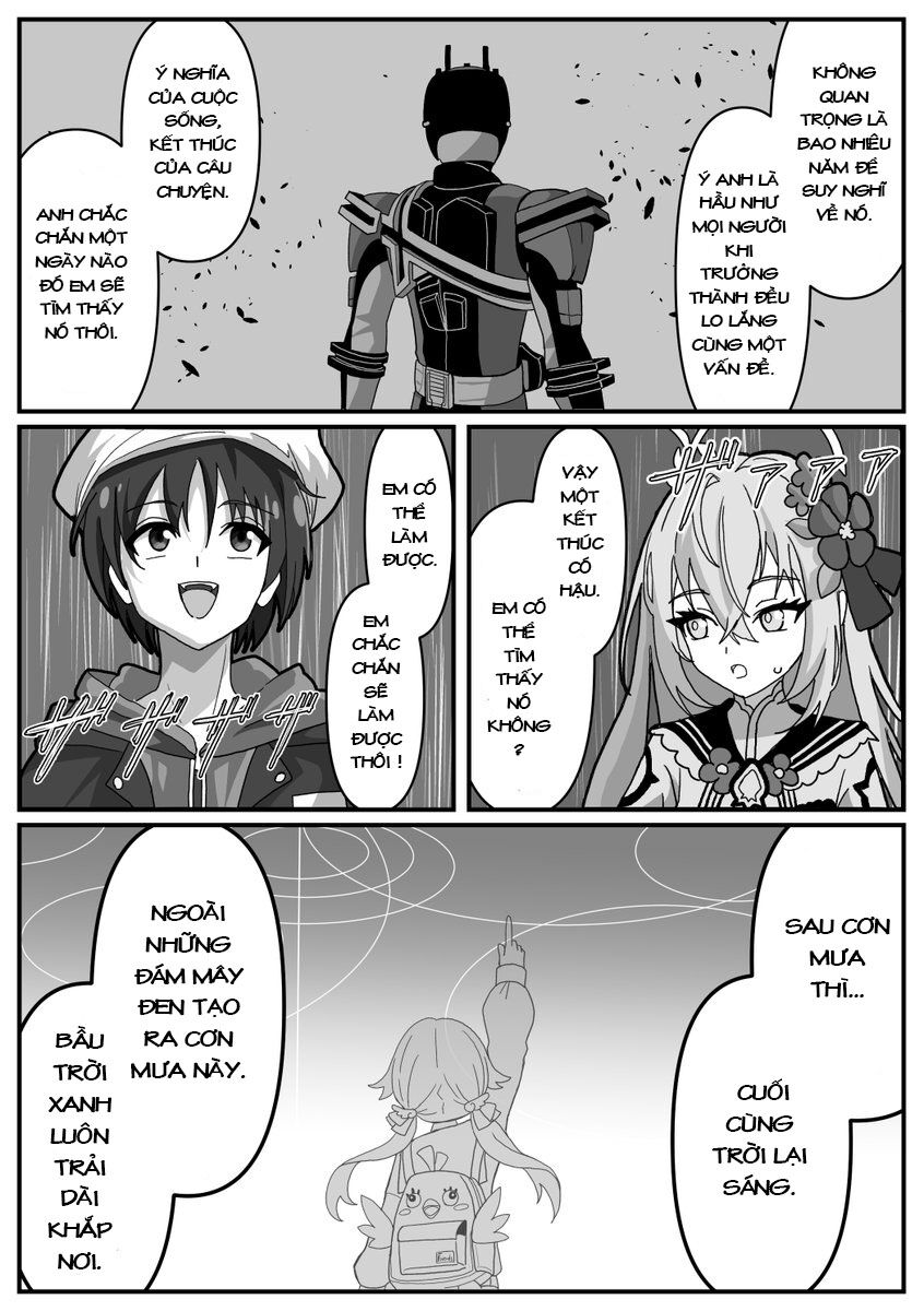 Blue Archive X Kamen Rider Decade – Câu Chuyện Về Thầy Giáo Schale Kadoya Tsukasa Chapter 16 - Trang 2