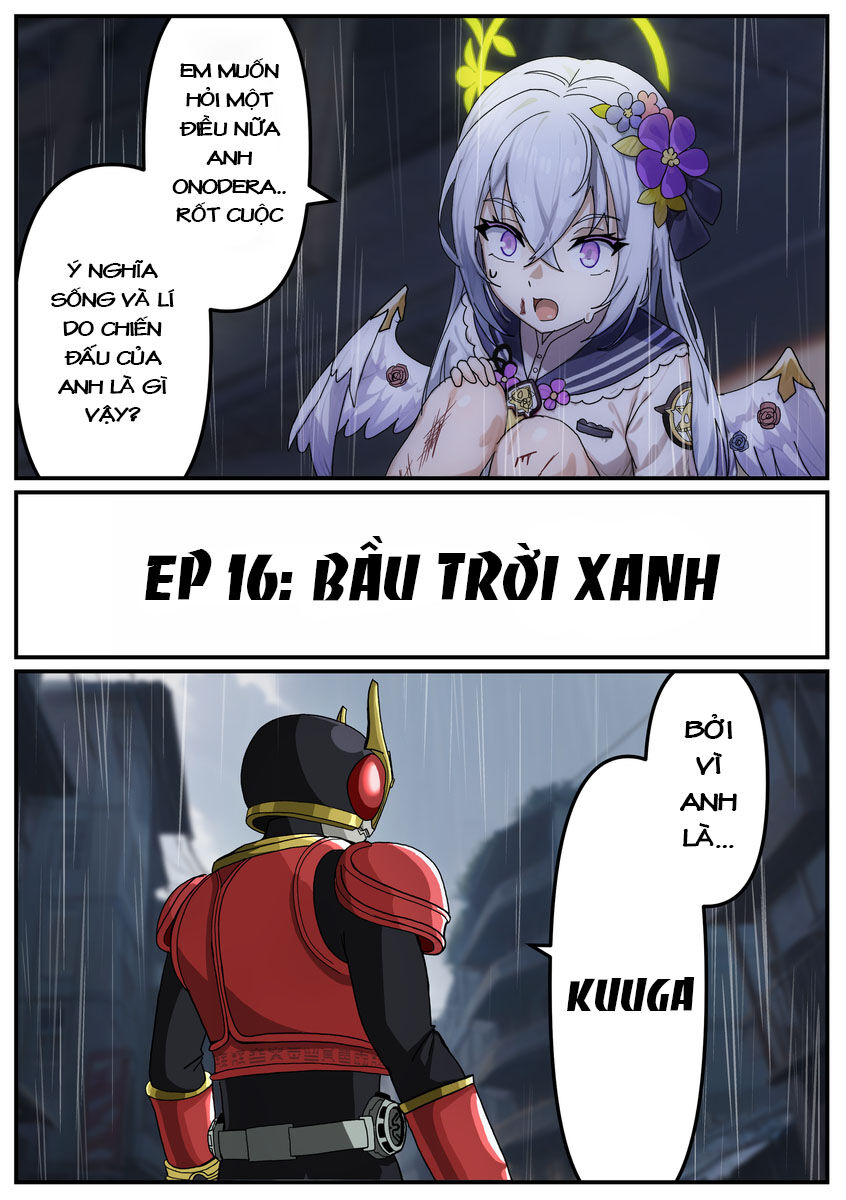 Blue Archive X Kamen Rider Decade – Câu Chuyện Về Thầy Giáo Schale Kadoya Tsukasa Chapter 16 - Trang 2