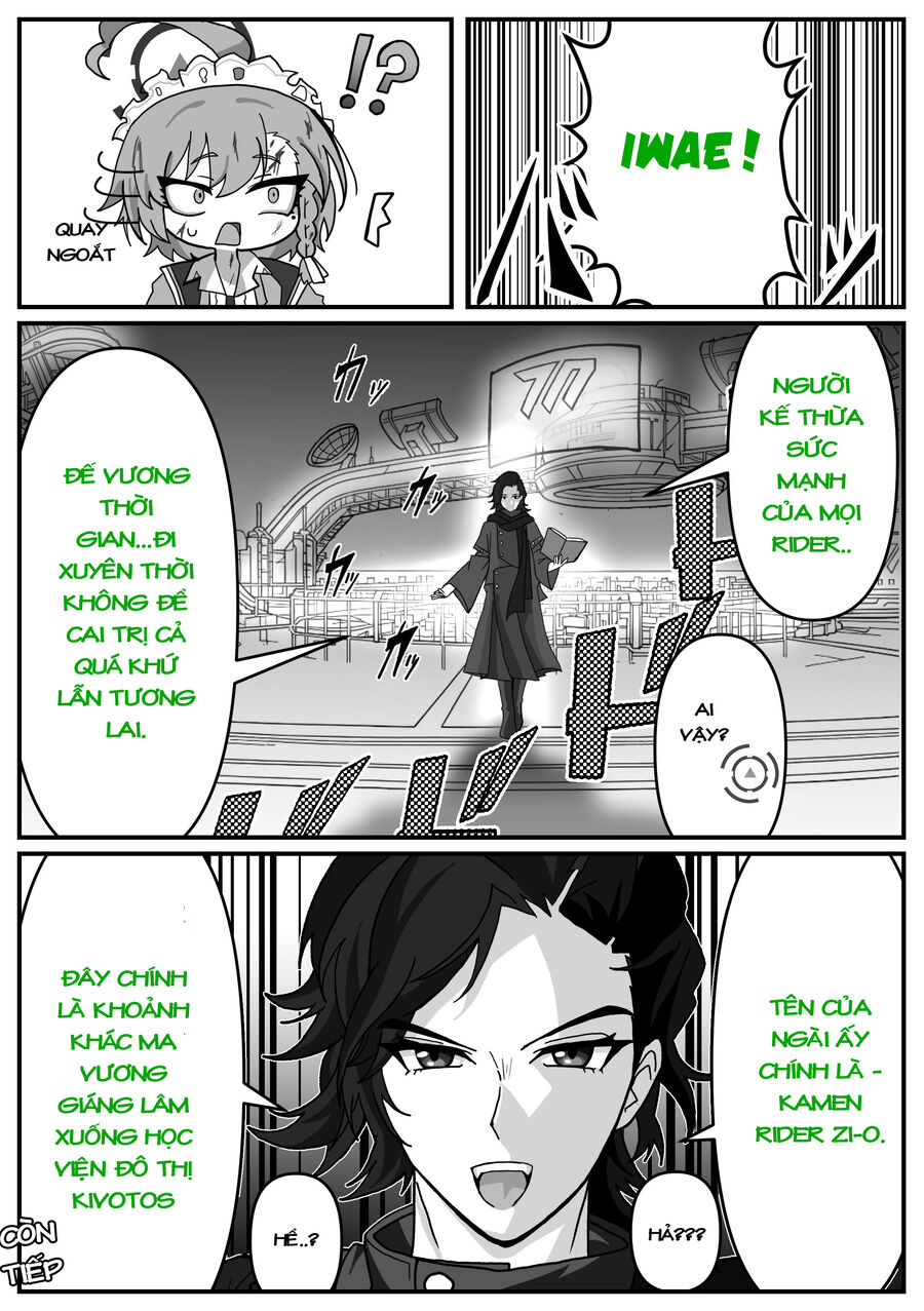 Blue Archive X Kamen Rider Decade – Câu Chuyện Về Thầy Giáo Schale Kadoya Tsukasa Chapter 22 - Trang 2