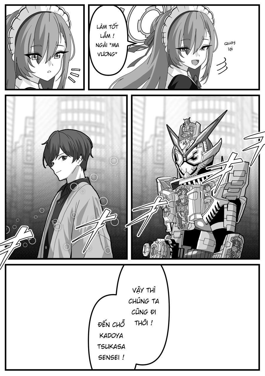 Blue Archive X Kamen Rider Decade – Câu Chuyện Về Thầy Giáo Schale Kadoya Tsukasa Chapter 24 - Trang 2