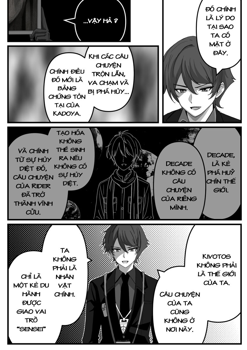 Blue Archive X Kamen Rider Decade – Câu Chuyện Về Thầy Giáo Schale Kadoya Tsukasa Chapter 32 - Trang 2