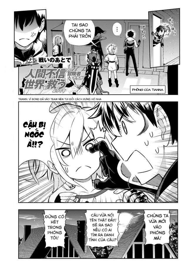 Có Vẻ Nhóm Mạo Hiểm Giả Không Tin Vào Nhân Loại Sẽ Giải Cứu Thế Giới Chapter 23 - Trang 2