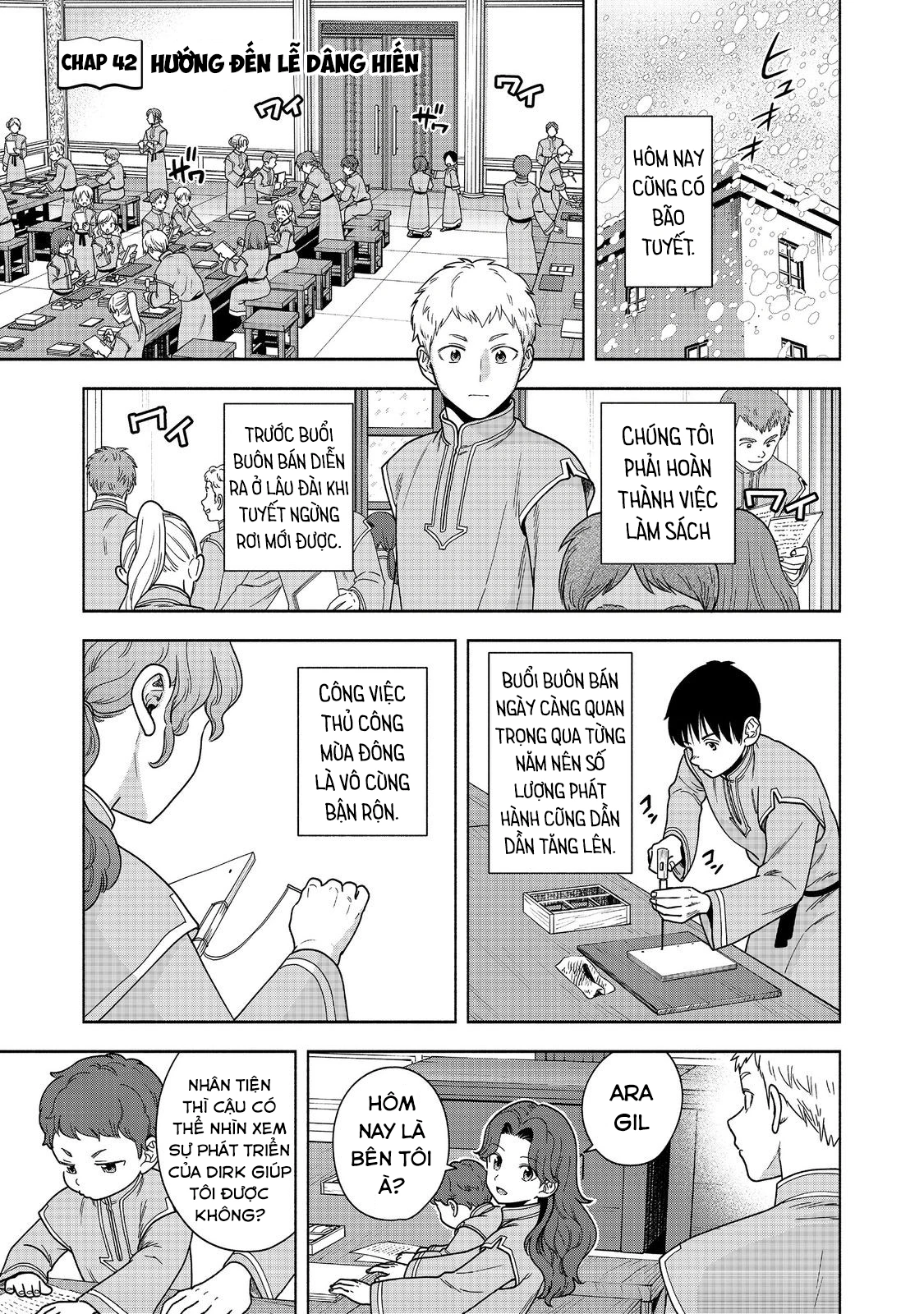 Honzuki No Gekokujou: Dai 4-Bu Kizoku-In No Toshokan O Sukutai! Chapter 42 - Trang 2