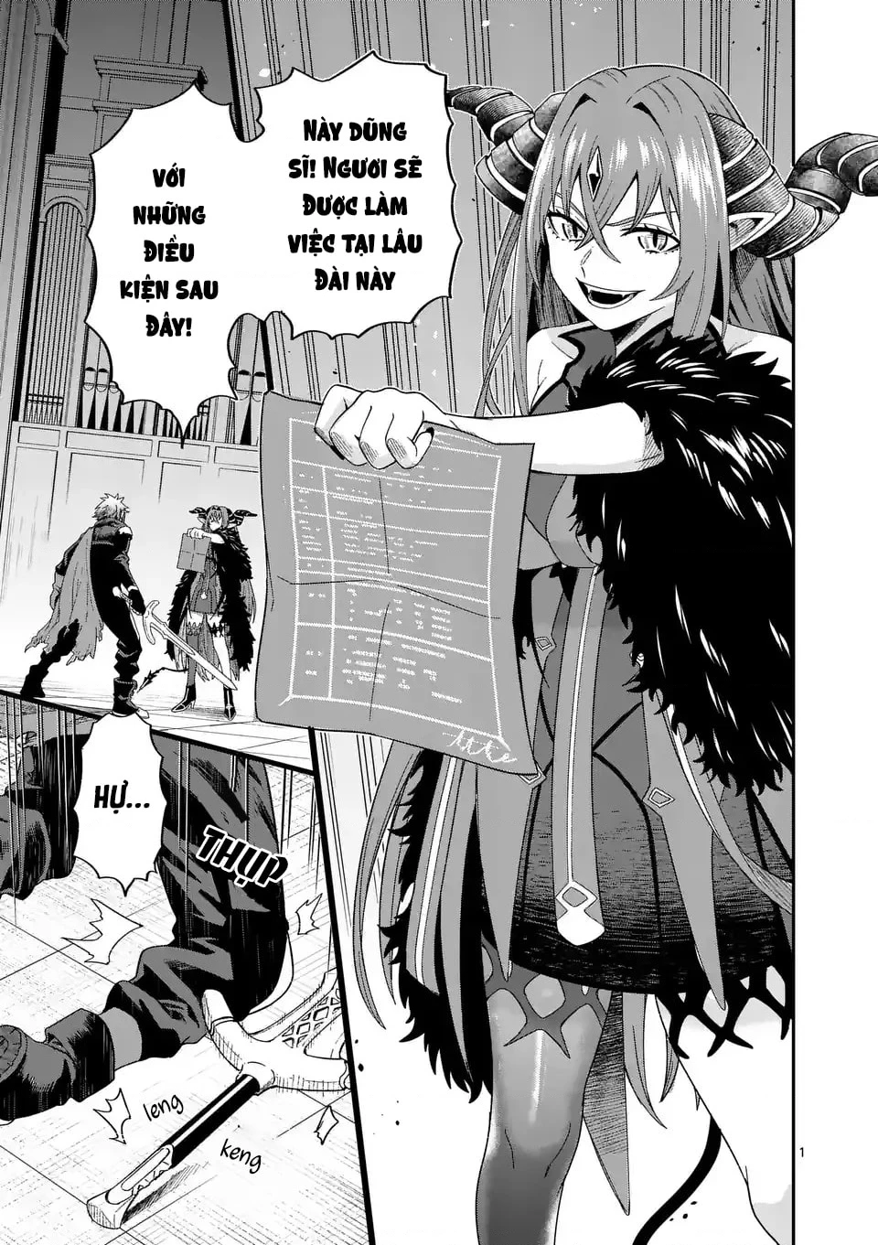 Power-Hara Genkai Yuusha, Maougun Kara Koutaiguu De Scout Sareru ~Yuusha Ranking 1-I Na No Ni Tedori Ga Gomi Sugite Seikatsu Dekimasen~ Chapter 1 - Trang 2