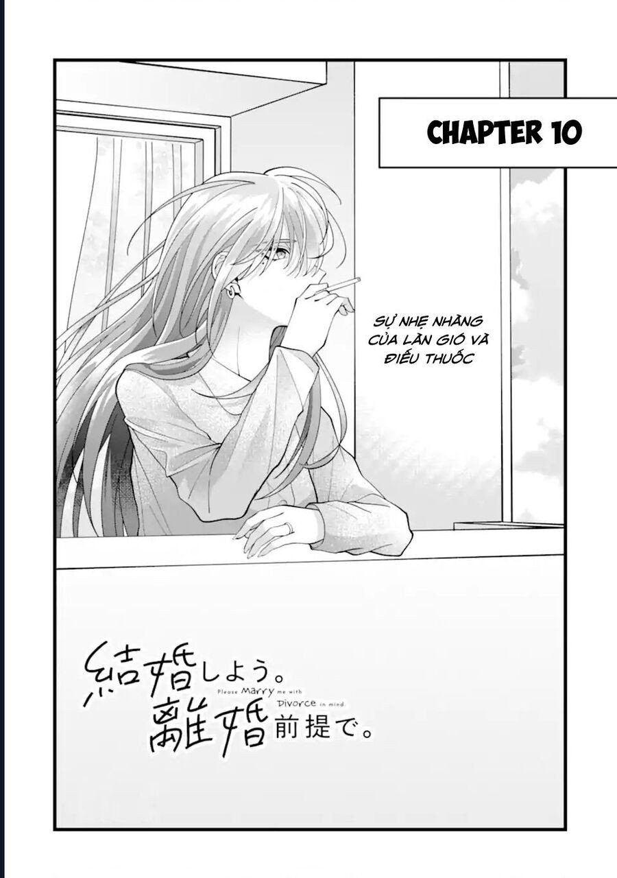 Cậu Có Thể Kết Hôn Với Tôi Nhưng Vẫn Sẵn Sàng Cho Việc Ly Hôn Được Không? Chapter 10 - Trang 2