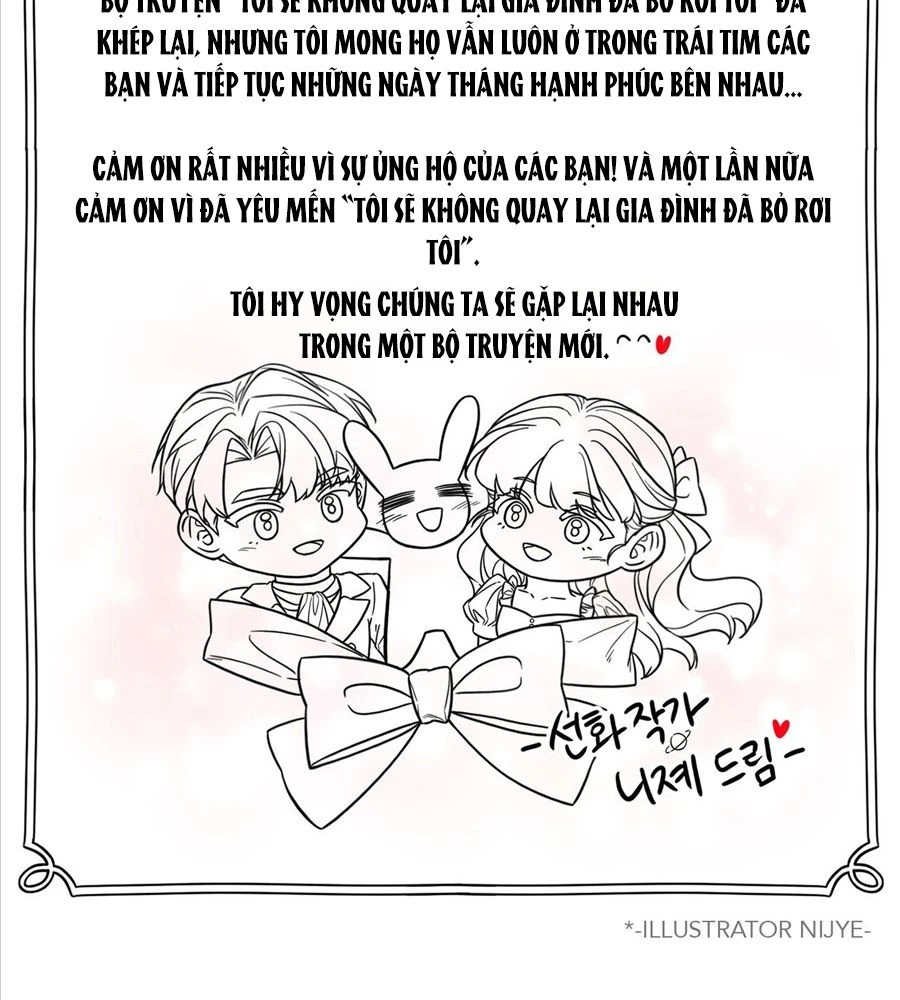 Không Bao Giờ Trở Về Gia Đình Đã Bỏ Rơi Tôi Chapter 89 - Trang 2
