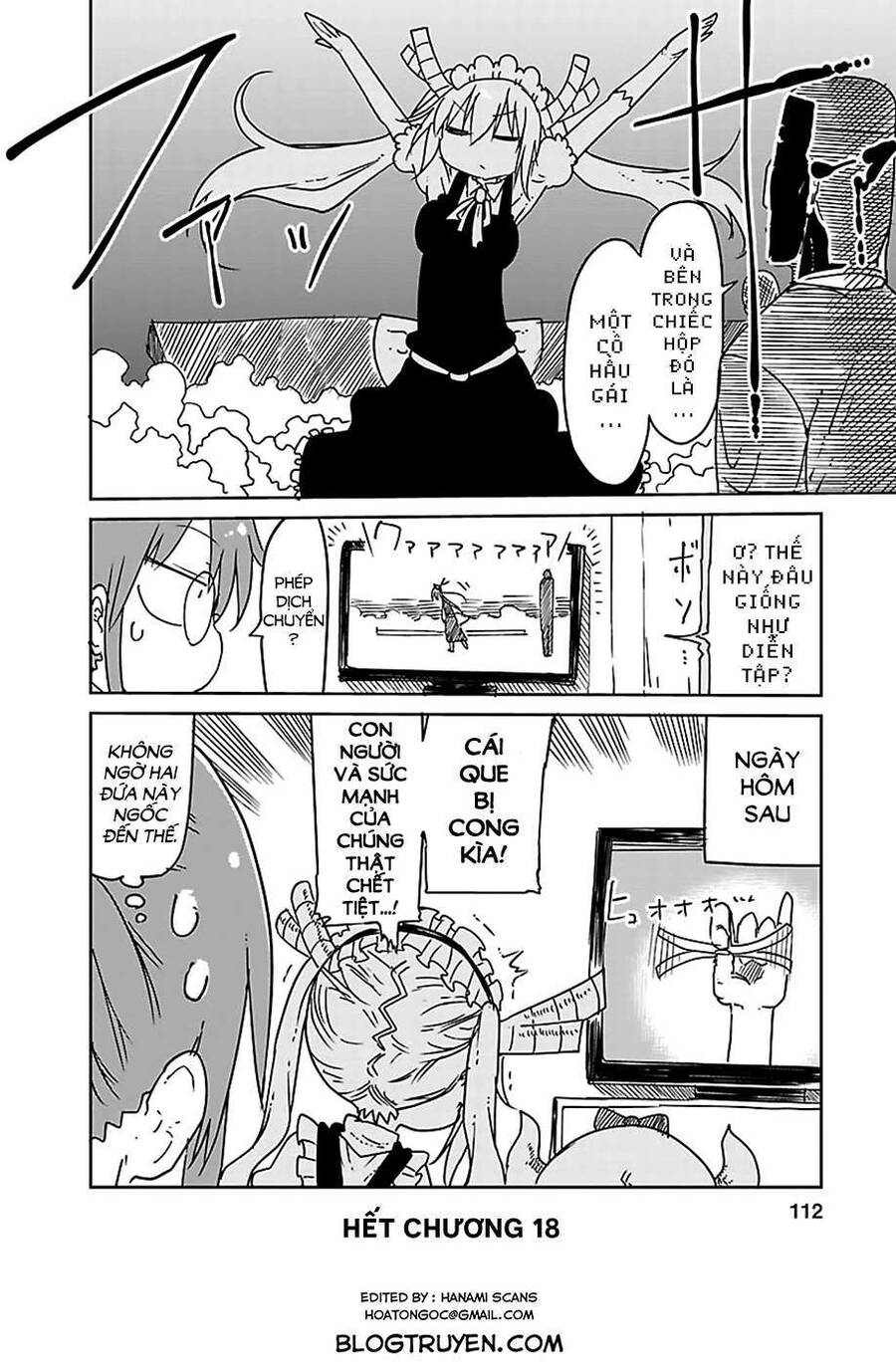 Kobayashi-San Chi No Maid Dragon Chapter 18 - Trang 2