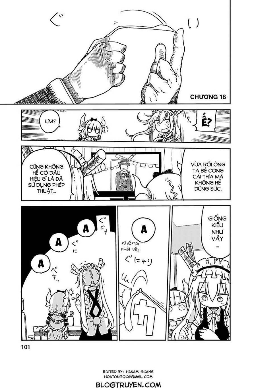 Kobayashi-San Chi No Maid Dragon Chapter 18 - Trang 2