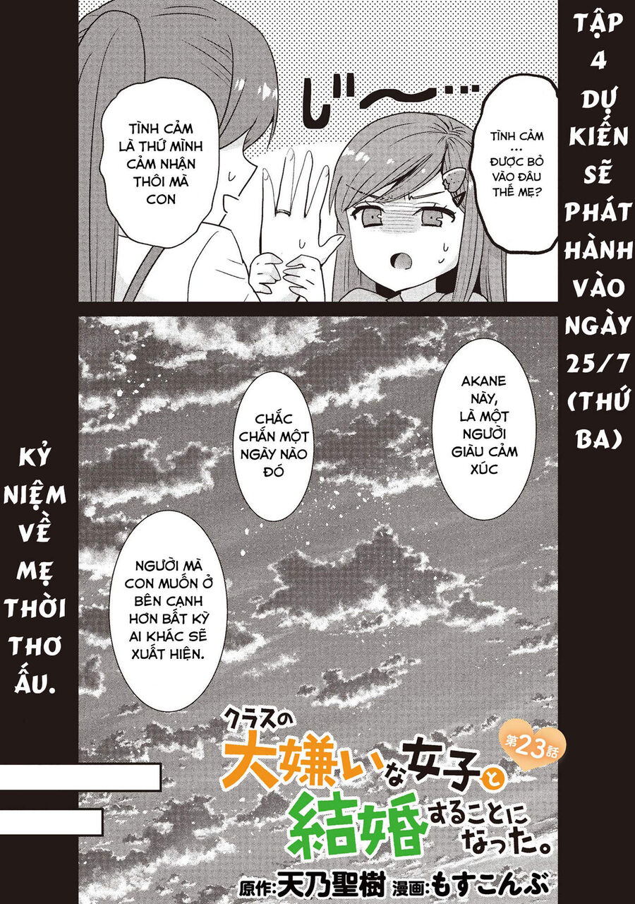 Kết Hôn Với Đứa Con Gái Mà Tôi Ghét Nhất Trong Lớp Chapter 23 - Trang 2