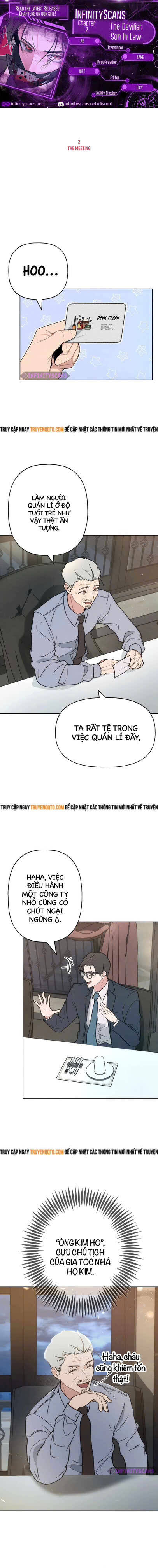 Con Rể Quỷ Quyệt Chapter 2 - Trang 2