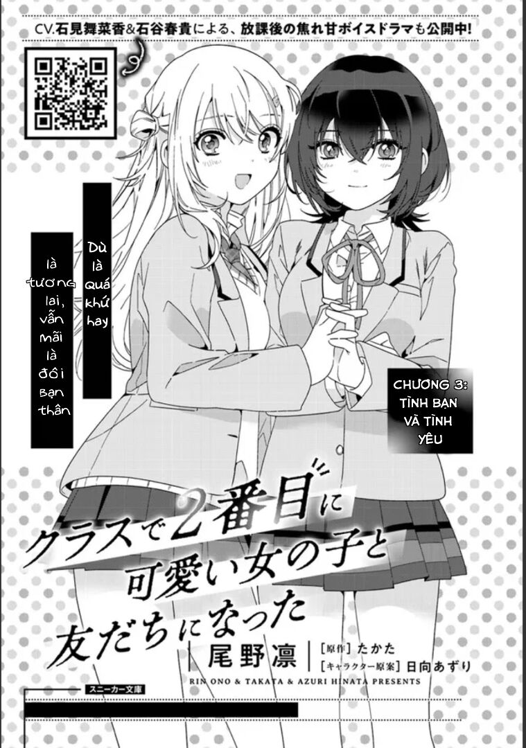 Làm Bạn Với Cô Nàng Dễ Thương Nhì Lớp Chapter 3.1 - Trang 2