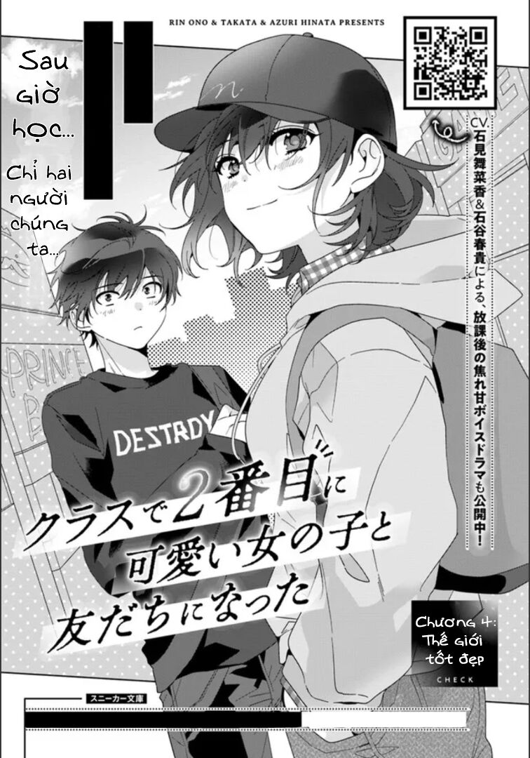 Làm Bạn Với Cô Nàng Dễ Thương Nhì Lớp Chapter 4.1 - Trang 2