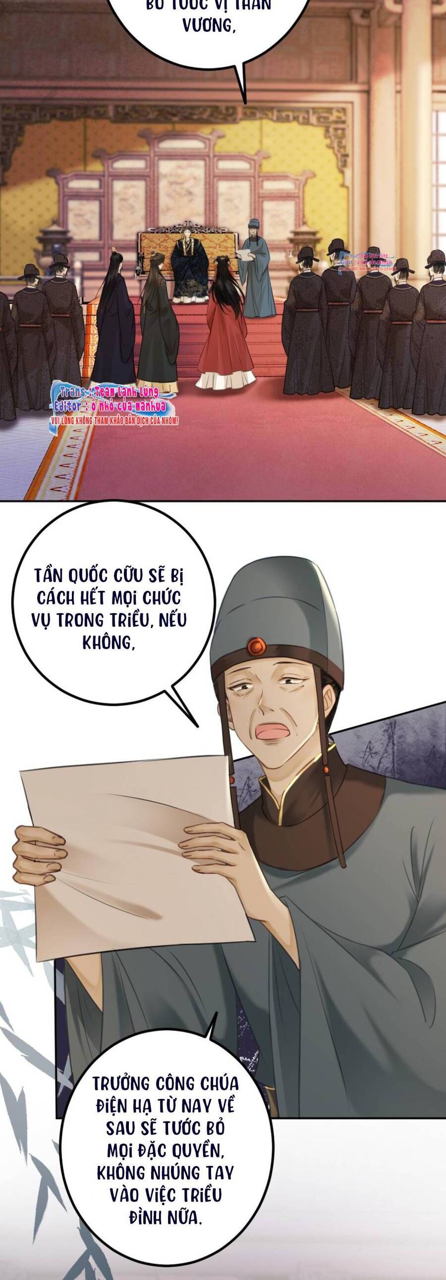 Công Chúa Bá Đạo Tuyệt Sắc : Ám Vệ Ngày Nào Cũng Muốn Phạm Thượng Chapter 95 - Trang 2