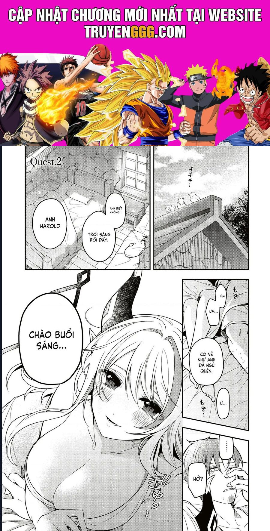 Sứ Mệnh Shinkon : Con Gái Quỷ Vương Muốn Quyến Rũ Dũng Giả Nghiêm Túc ♡ Chapter 2 - Trang 2
