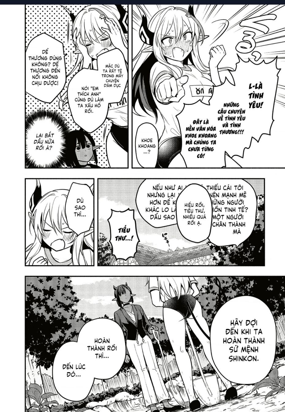 Sứ Mệnh Shinkon : Con Gái Quỷ Vương Muốn Quyến Rũ Dũng Giả Nghiêm Túc ♡ Chapter 5 - Trang 2
