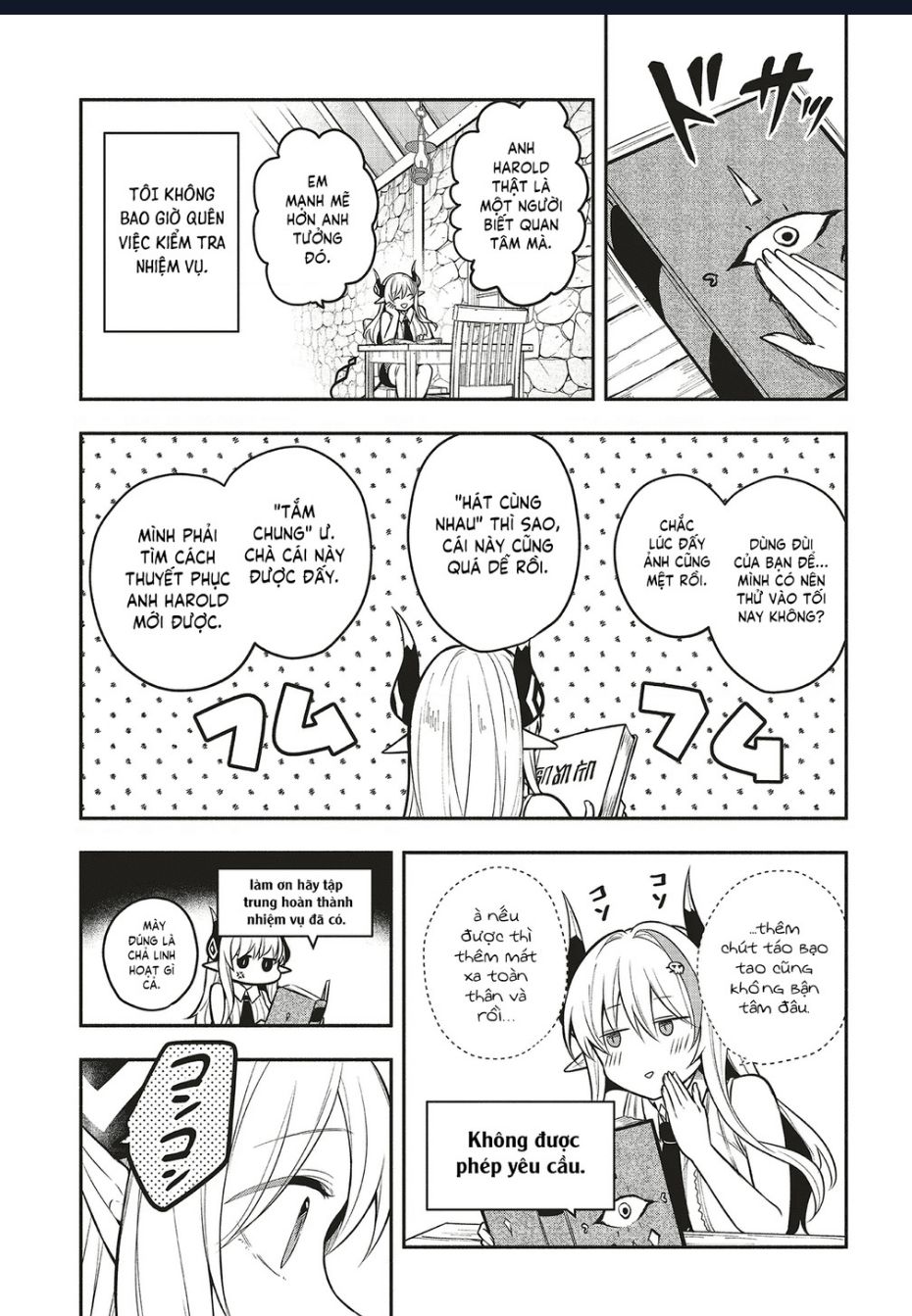 Sứ Mệnh Shinkon : Con Gái Quỷ Vương Muốn Quyến Rũ Dũng Giả Nghiêm Túc ♡ Chapter 5 - Trang 2