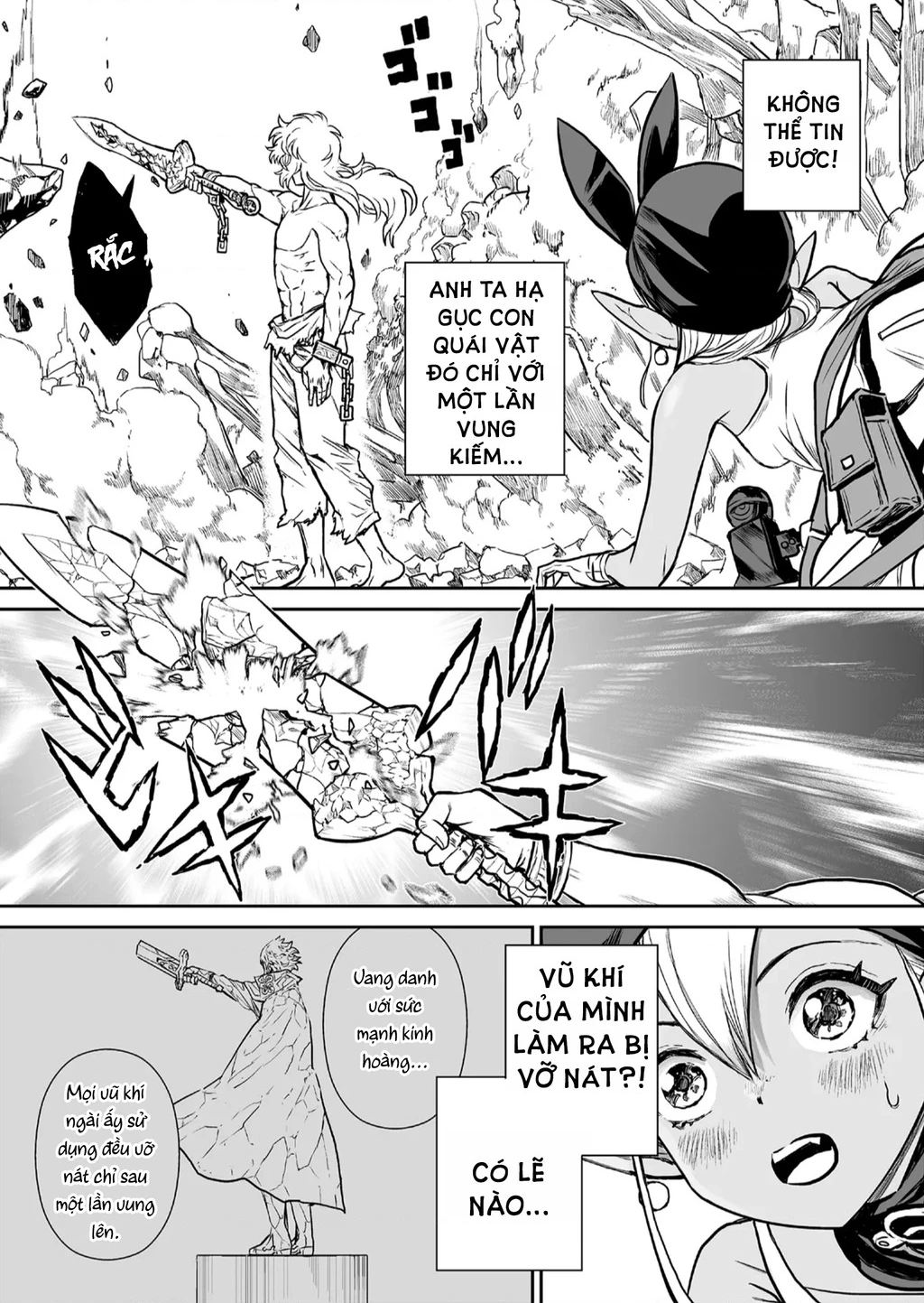 Abandoned ~Tsuyosugite Buki Ga Kowareru Yuusha To Buki Shokunin No Elf~ Chapter 1 - Trang 2