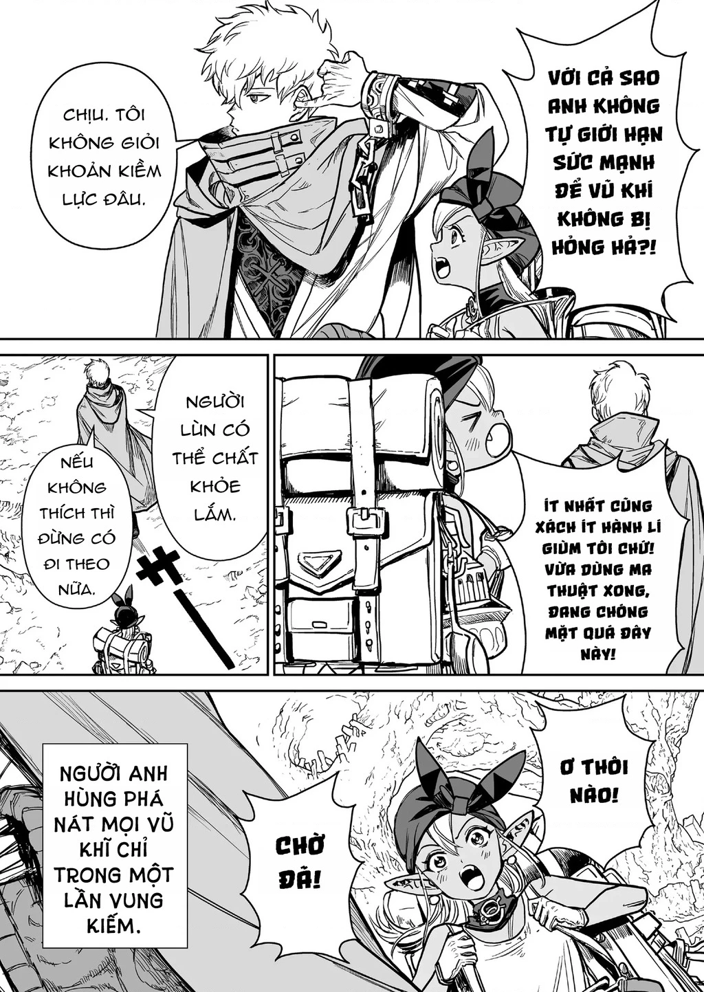 Abandoned ~Tsuyosugite Buki Ga Kowareru Yuusha To Buki Shokunin No Elf~ Chapter 2 - Trang 2