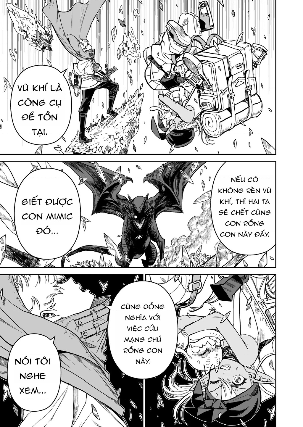 Abandoned ~Tsuyosugite Buki Ga Kowareru Yuusha To Buki Shokunin No Elf~ Chapter 5 - Trang 2