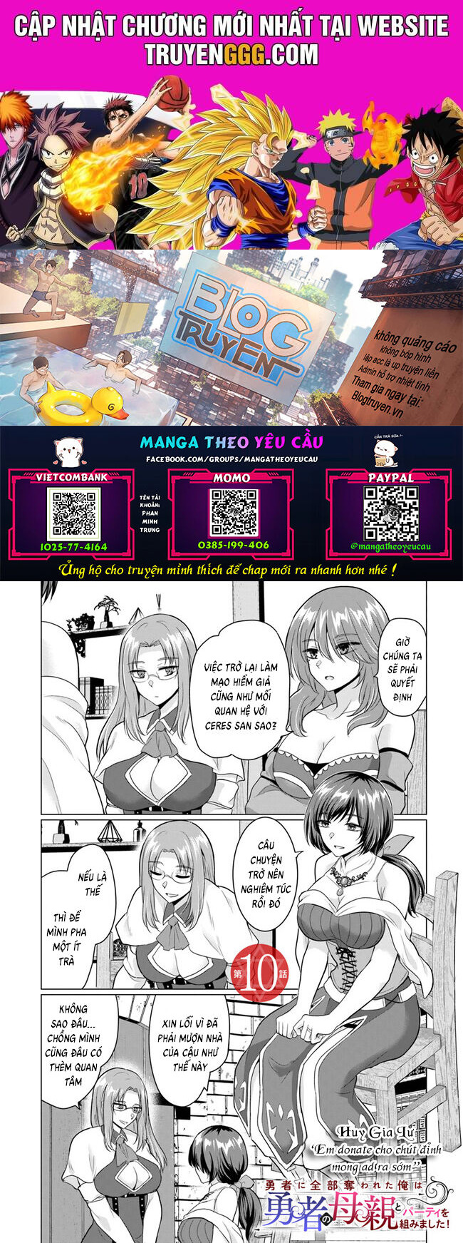 Yuusha Ni Zenbu Ubawareta Ore Wa Yuusha No Hahaoya To Party O Kumimashita Chapter 10 - Trang 2