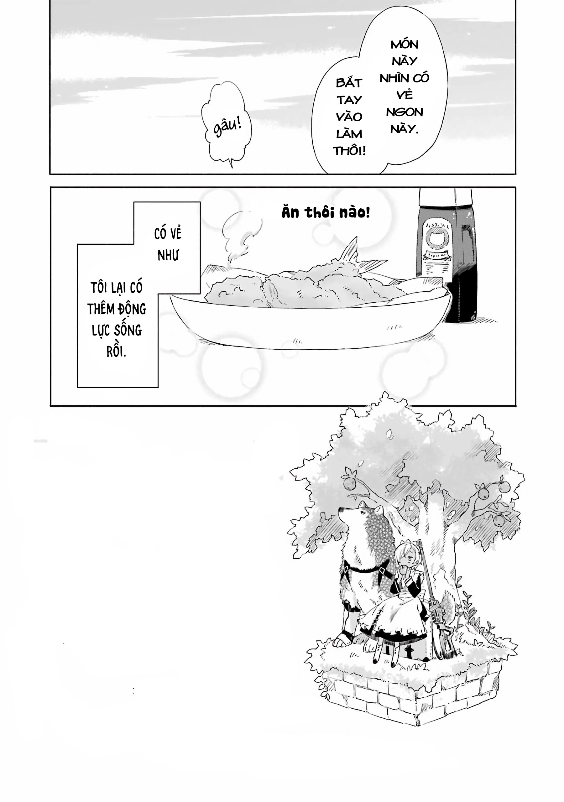 Tabi To Gohan To Shuumatsu Sekai Chapter 4.5 - Trang 2