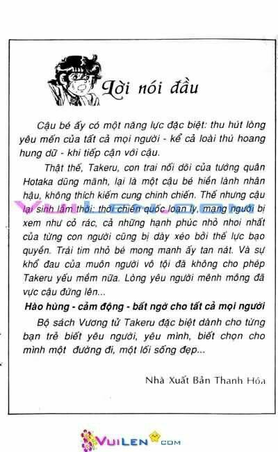Vương Tử Takeru Chapter 3 - Trang 2
