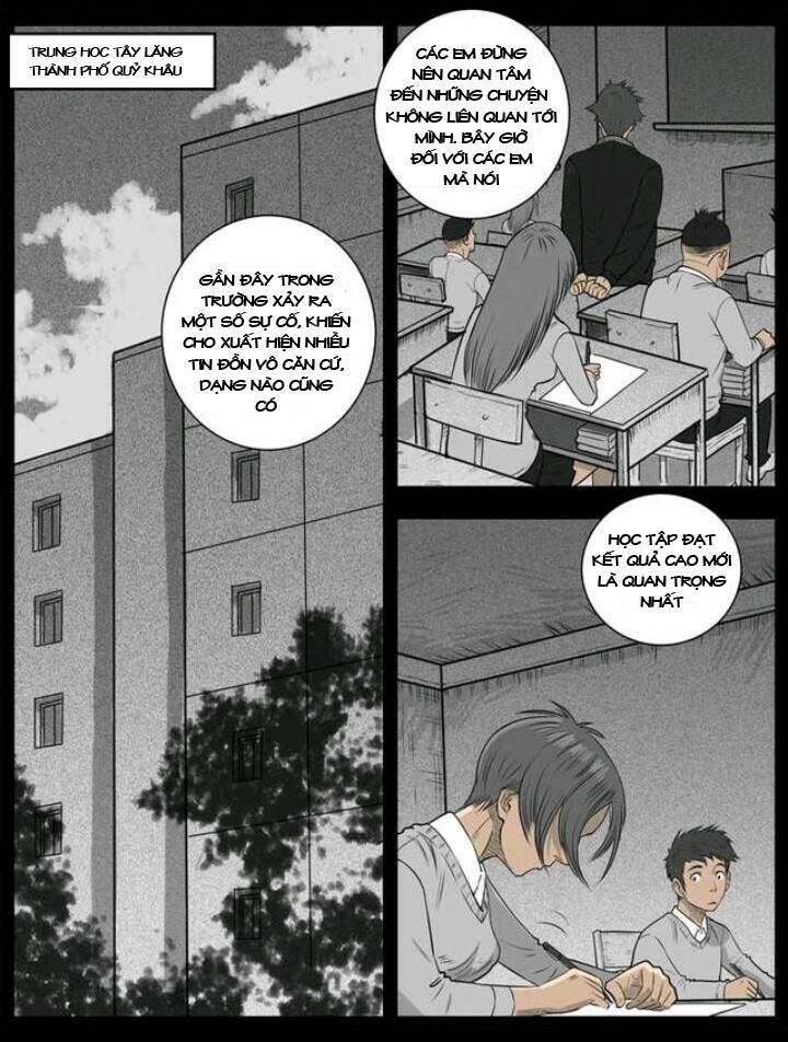 Những Câu Chuyện Kinh Dị Ở Trường Trung Học Tây Lăng Chapter 9 - Trang 2